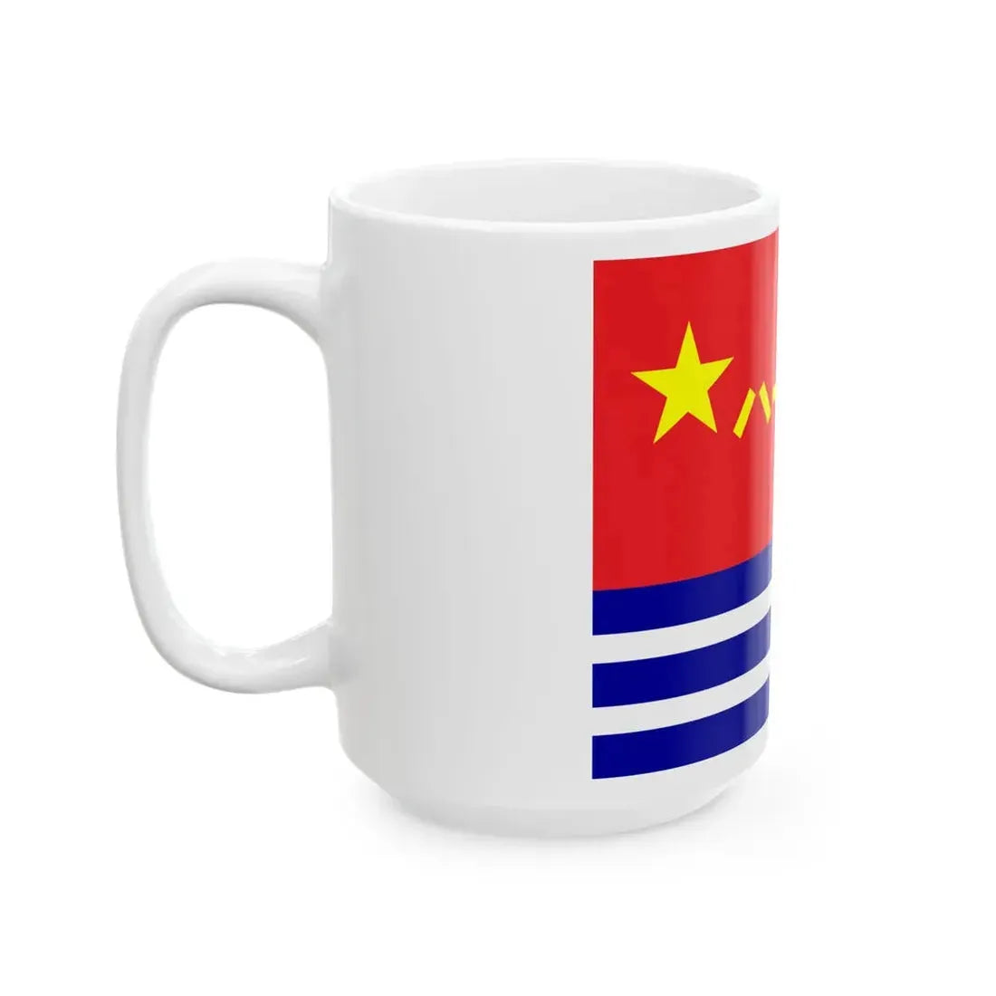 Naval Ensign of China (China) White Coffee Mug - Go Mug Yourself