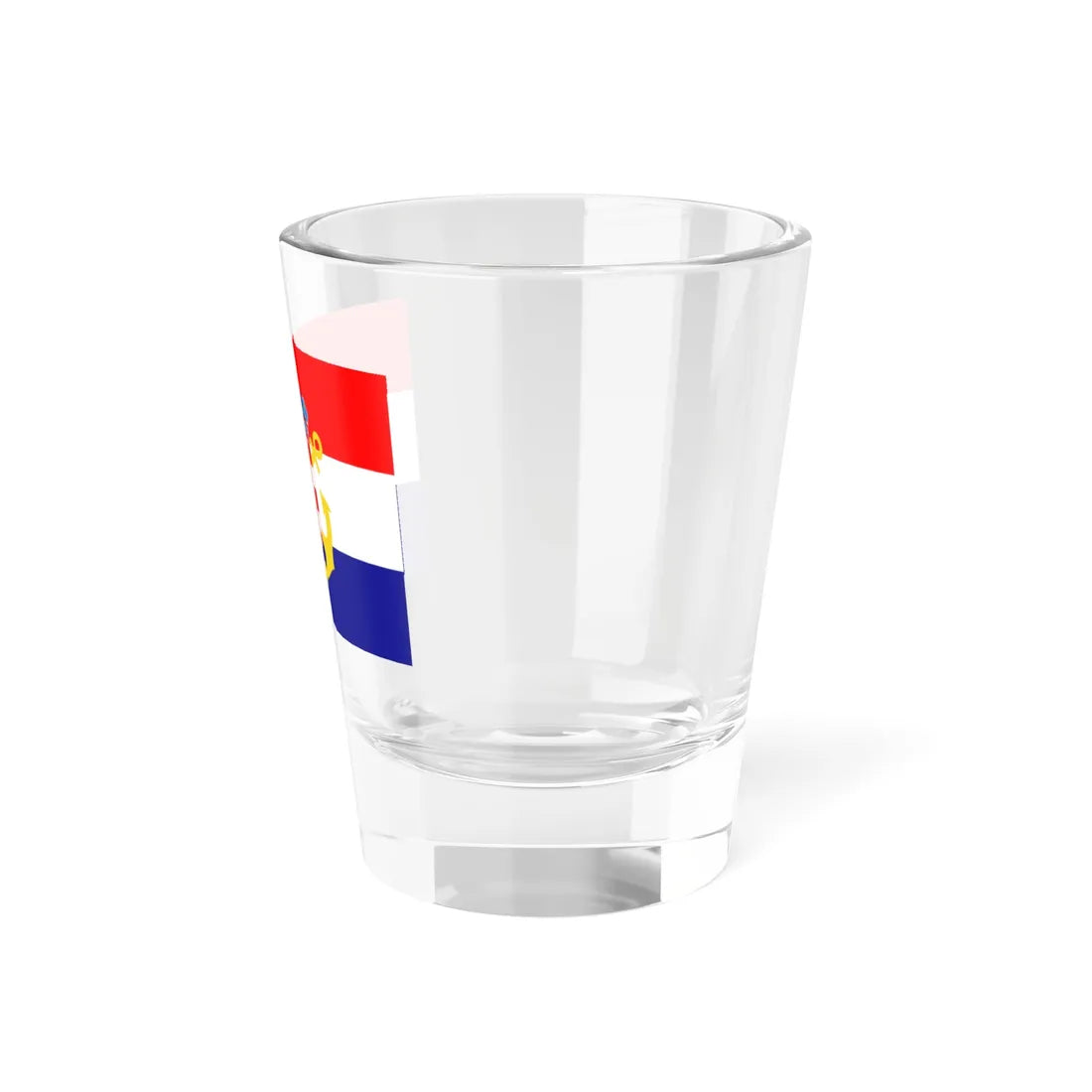 Naval Ensign of Croatia (Croatia) Shot Glass 1.5oz - Go Mug Yourself