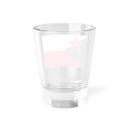 Naval Ensign Of Czechoslovakia 1955 1960 (Slovakia) Shot Glass 1.5oz - Go Mug Yourself
