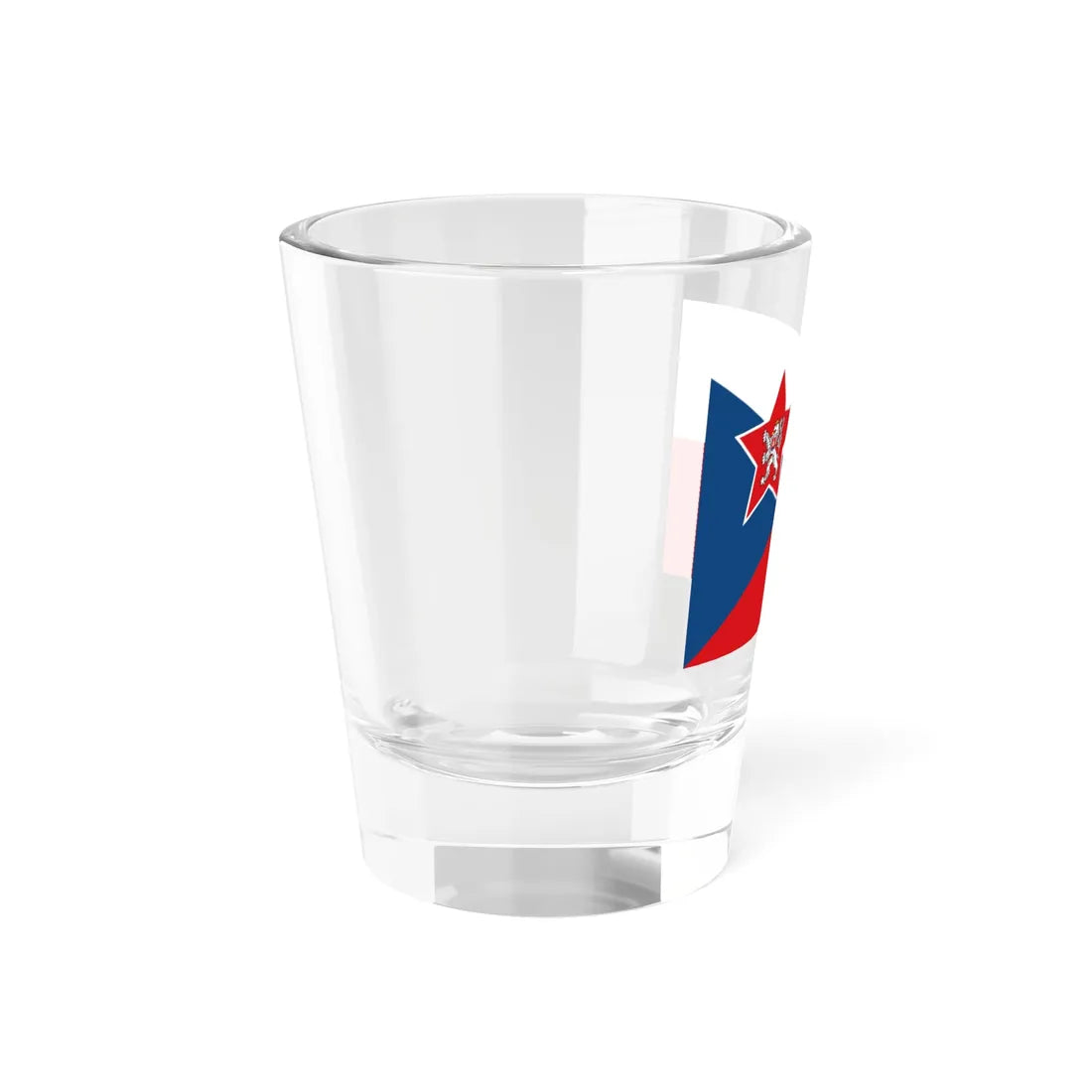 Naval Ensign Of Czechoslovakia 1955 1960 (Slovakia) Shot Glass 1.5oz - Go Mug Yourself