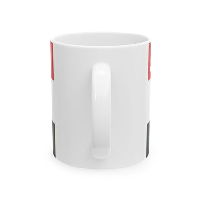 Naval Ensign of Egypt Coat of arms variant (Egypt) White Coffee Mug-Go Mug Yourself