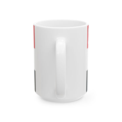 Naval Ensign of Egypt Coat of arms variant (Egypt) White Coffee Mug-Go Mug Yourself