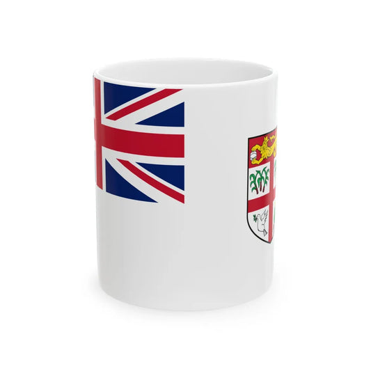 Naval Ensign of Fiji (Fiji) White Coffee Mug 11oz - Go Mug Yourself