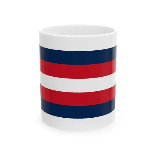 Naval ensign of French Algeria 1848-1910 (Algeria) White Coffee Mug 11oz - Go Mug Yourself
