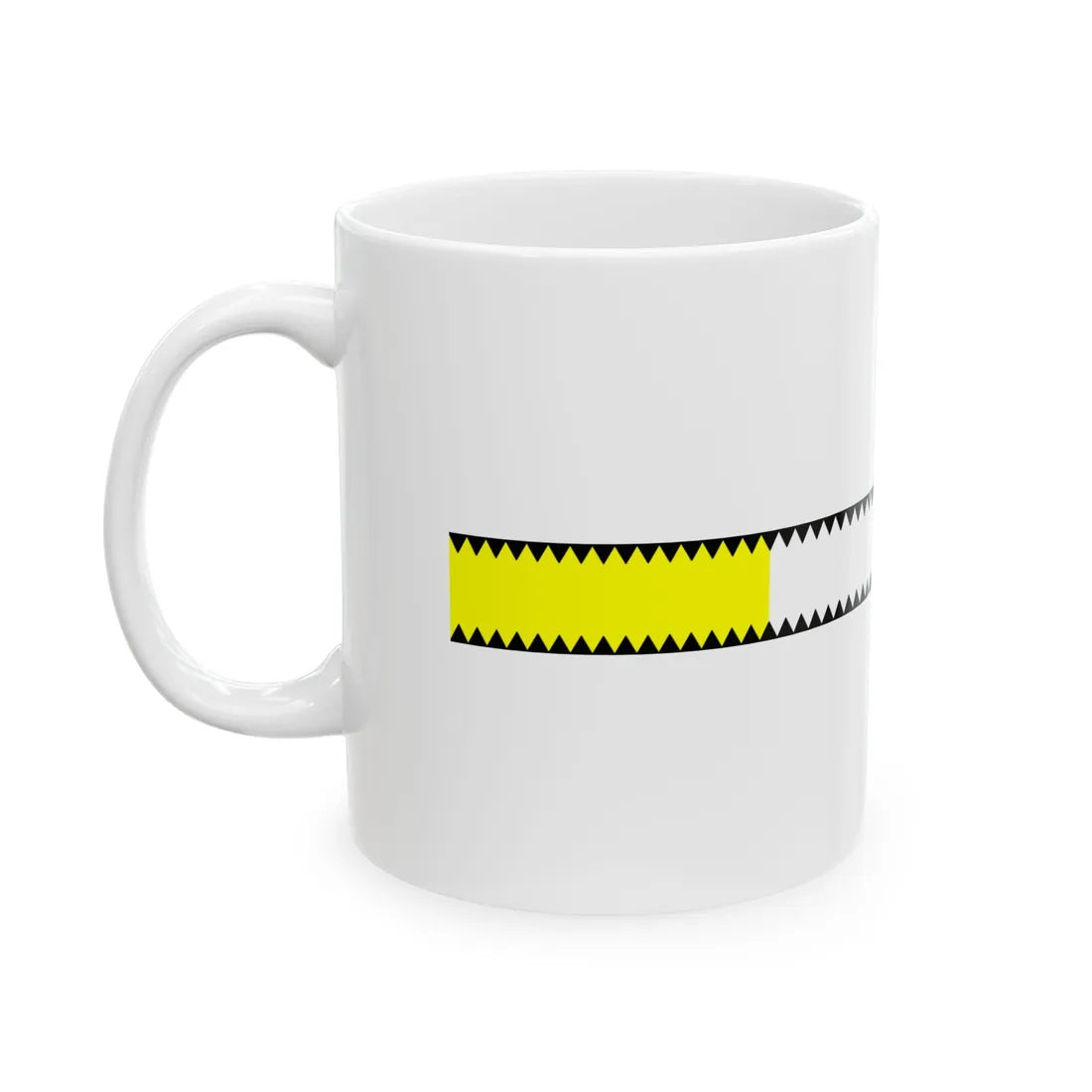 Naval Ensign of French Cochinchina (Belgium) White Coffee Mug - Go Mug Yourself