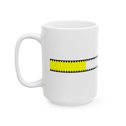 Naval Ensign of French Cochinchina (Belgium) White Coffee Mug - Go Mug Yourself