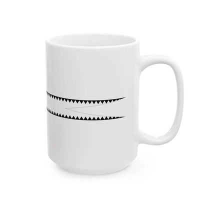 Naval Ensign of French Cochinchina (Belgium) White Coffee Mug - Go Mug Yourself