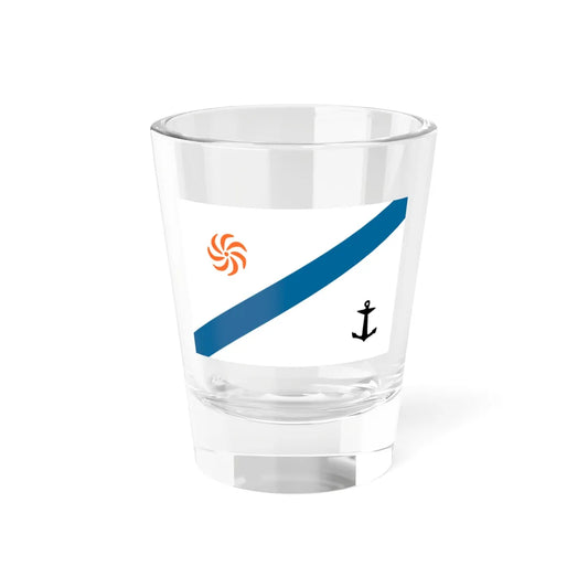 Naval ensign of Georgia 1997-2004 (Georgia) Shot Glass 1.5oz 1.5oz - Go Mug Yourself