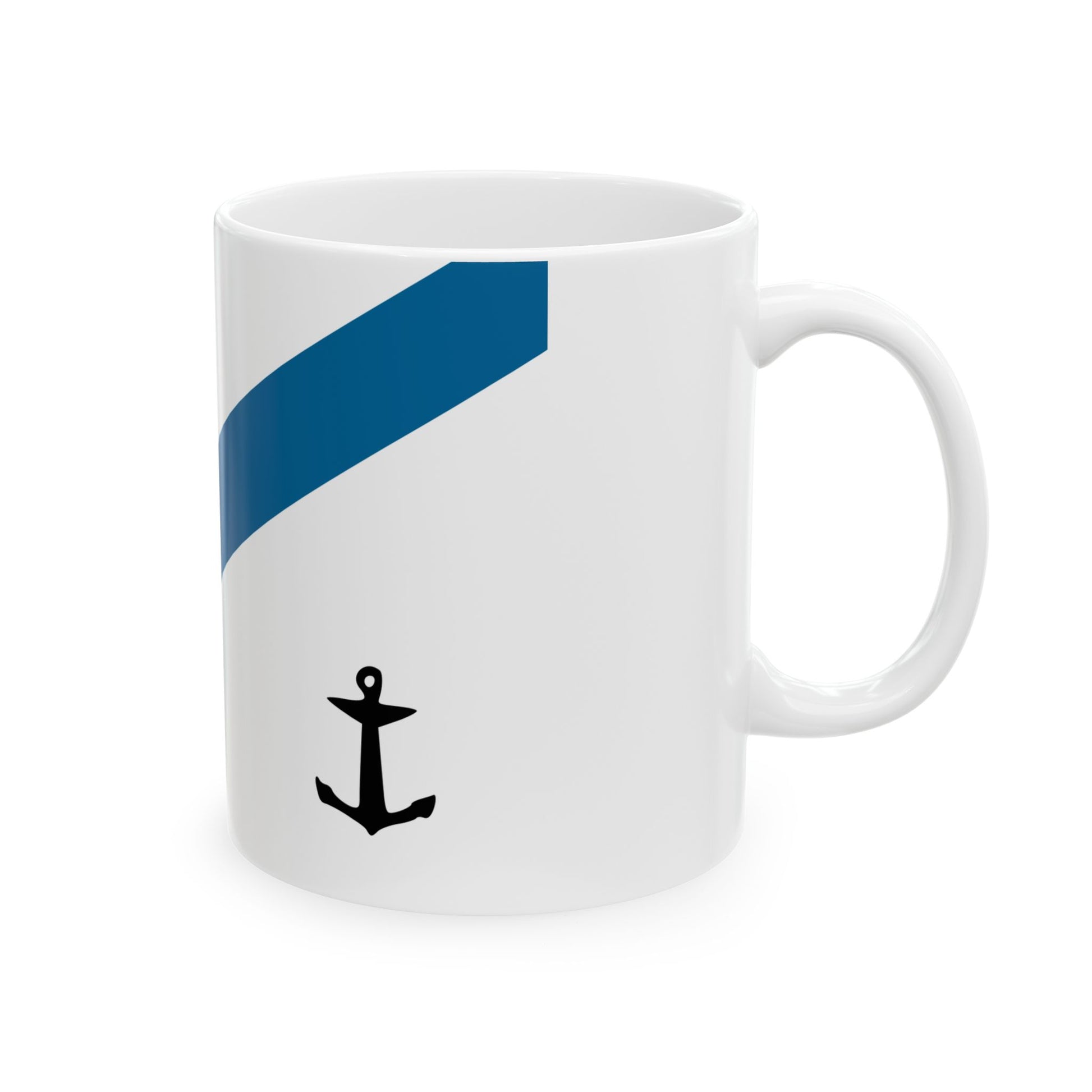 Naval ensign of Georgia 1997-2004 (Georgia) White Coffee Mug-Go Mug Yourself