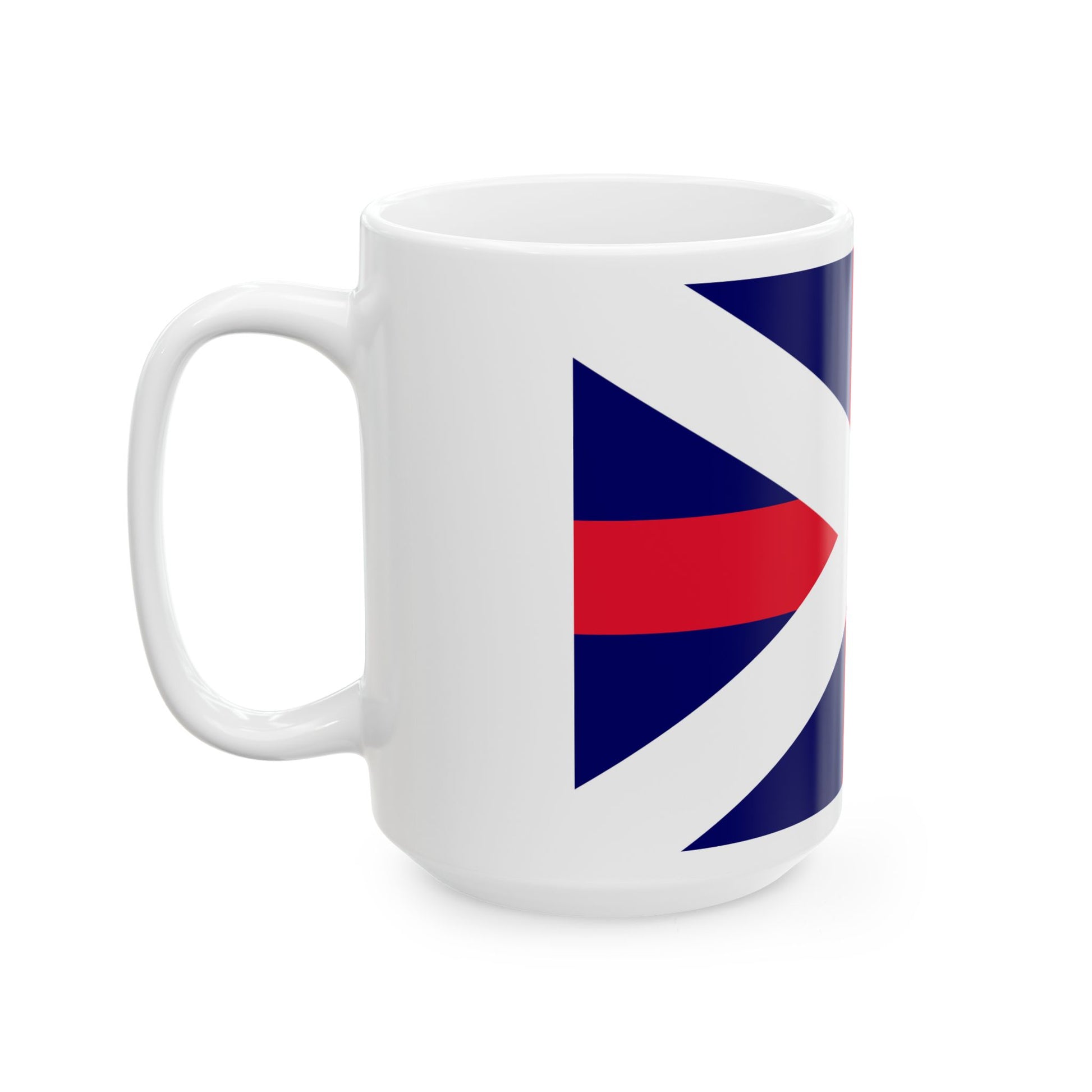 Naval Ensign of Georgia (Georgia) White Coffee Mug-Go Mug Yourself