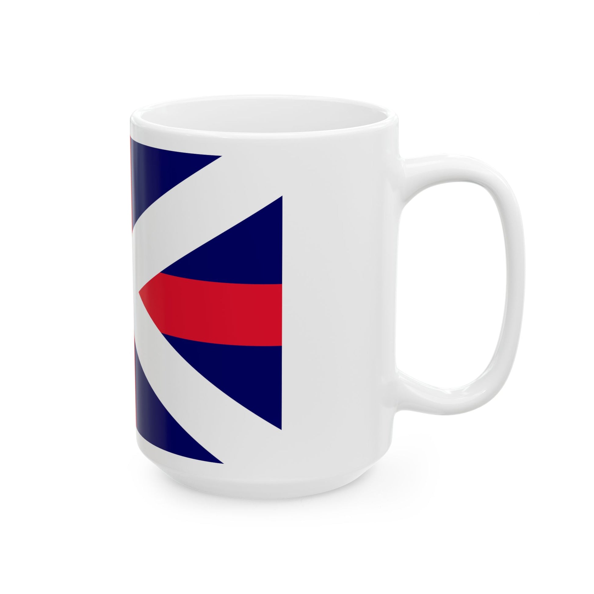 Naval Ensign of Georgia (Georgia) White Coffee Mug-Go Mug Yourself