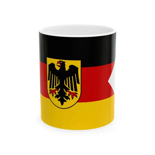 Naval Ensign of Germany (Germany) White Coffee Mug 11oz - Go Mug Yourself