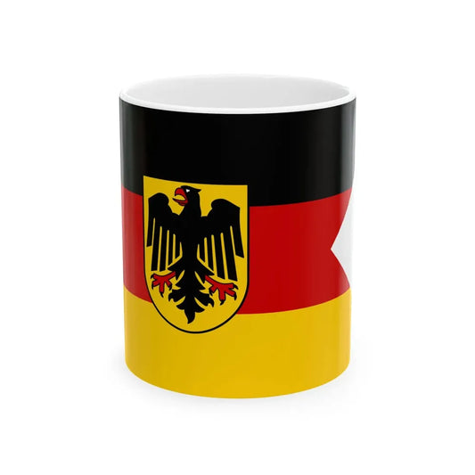 Naval Ensign of Germany (Germany) White Coffee Mug 11oz - Go Mug Yourself