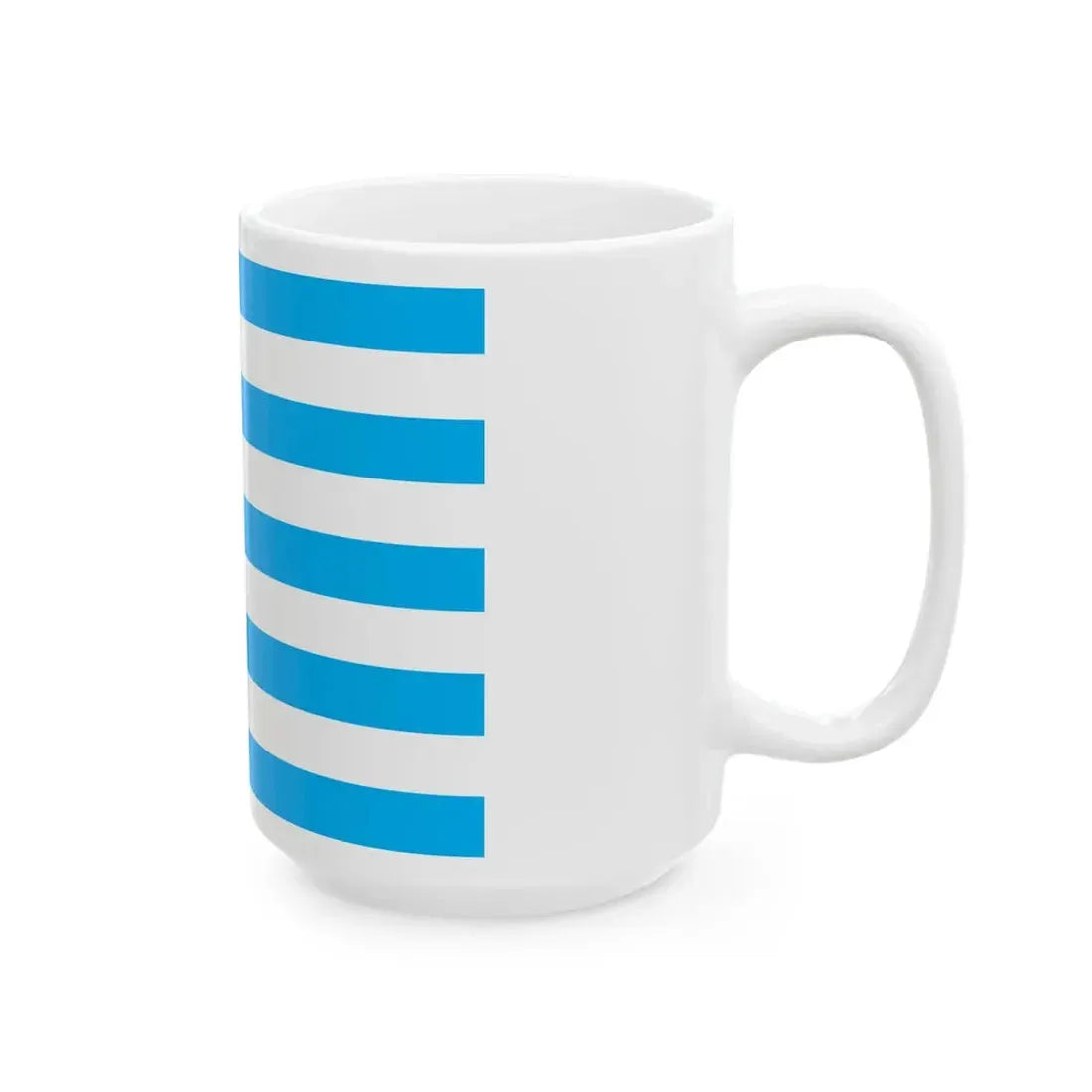 Naval Ensign of Greece 1833-1858 (Greece) White Coffee Mug - Go Mug Yourself