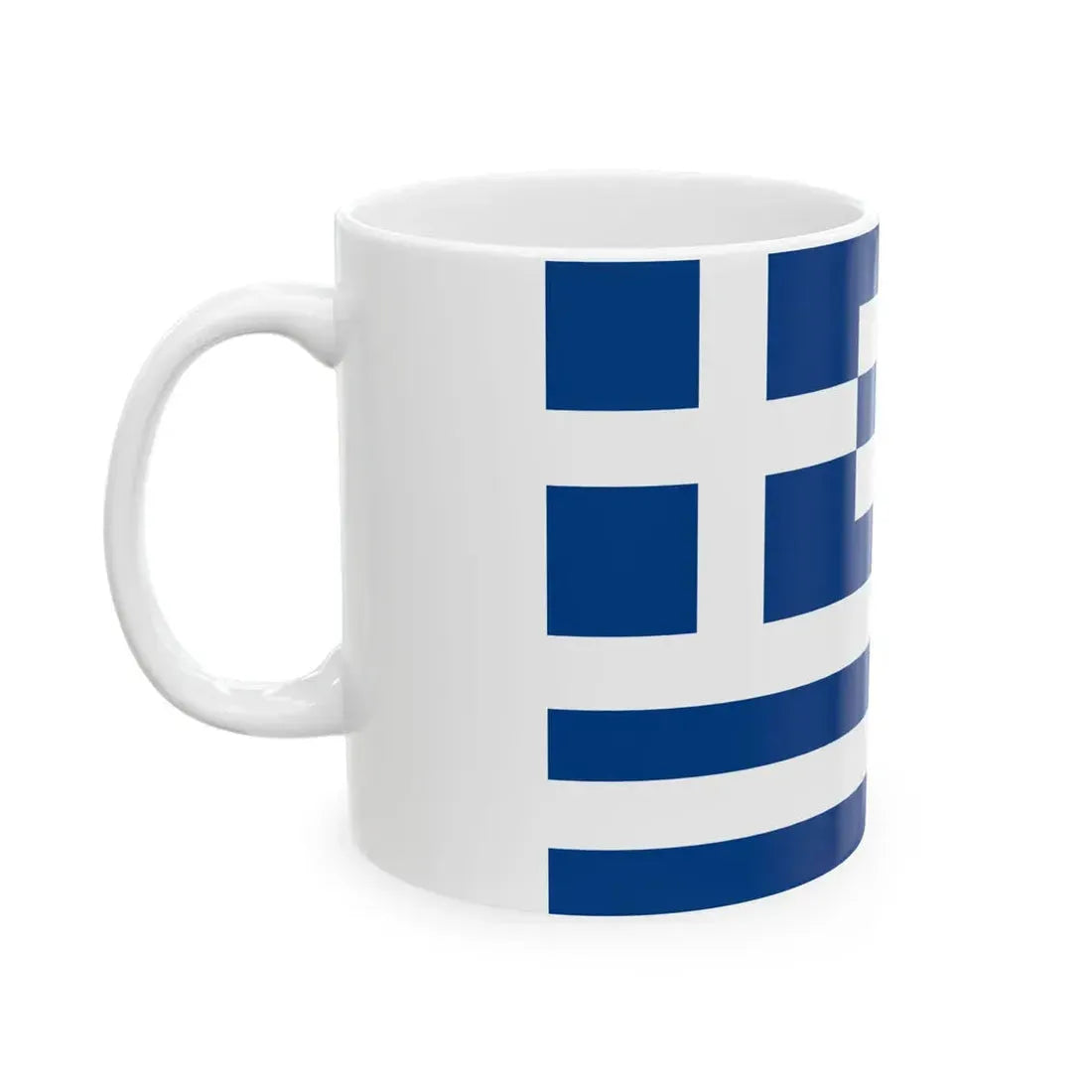 Naval Ensign of Greece (Greece) White Coffee Mug - Go Mug Yourself