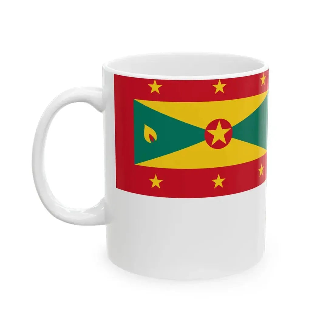Naval Ensign of Grenada (Grenada) White Coffee Mug - Go Mug Yourself