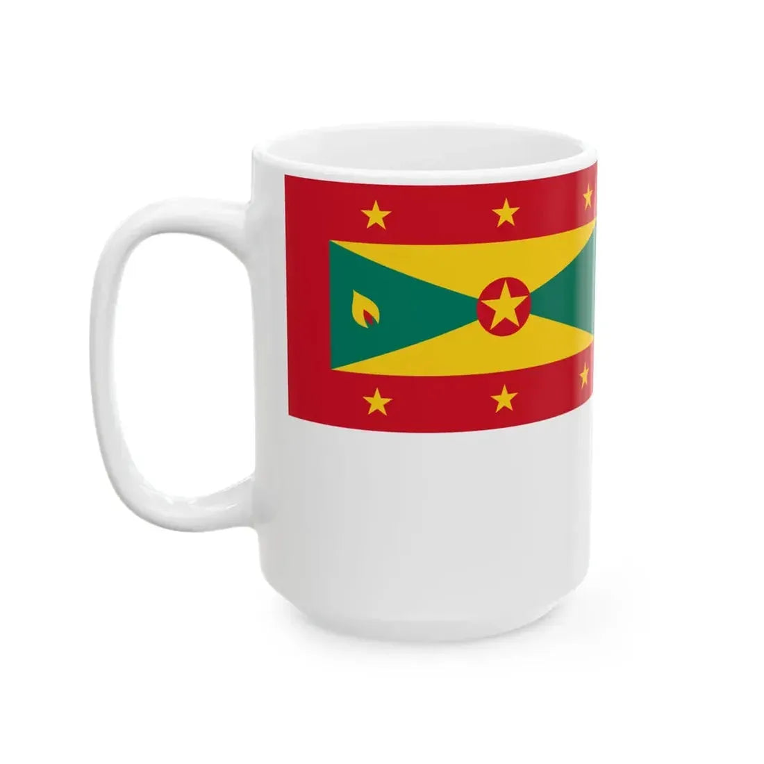 Naval Ensign of Grenada (Grenada) White Coffee Mug - Go Mug Yourself