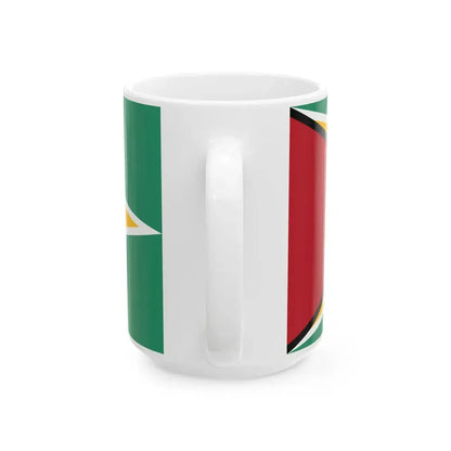 Naval ensign of Guyana (Guyana) White Coffee Mug - Go Mug Yourself