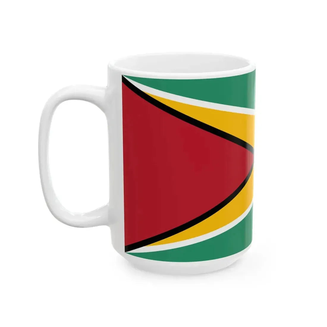 Naval ensign of Guyana (Guyana) White Coffee Mug - Go Mug Yourself