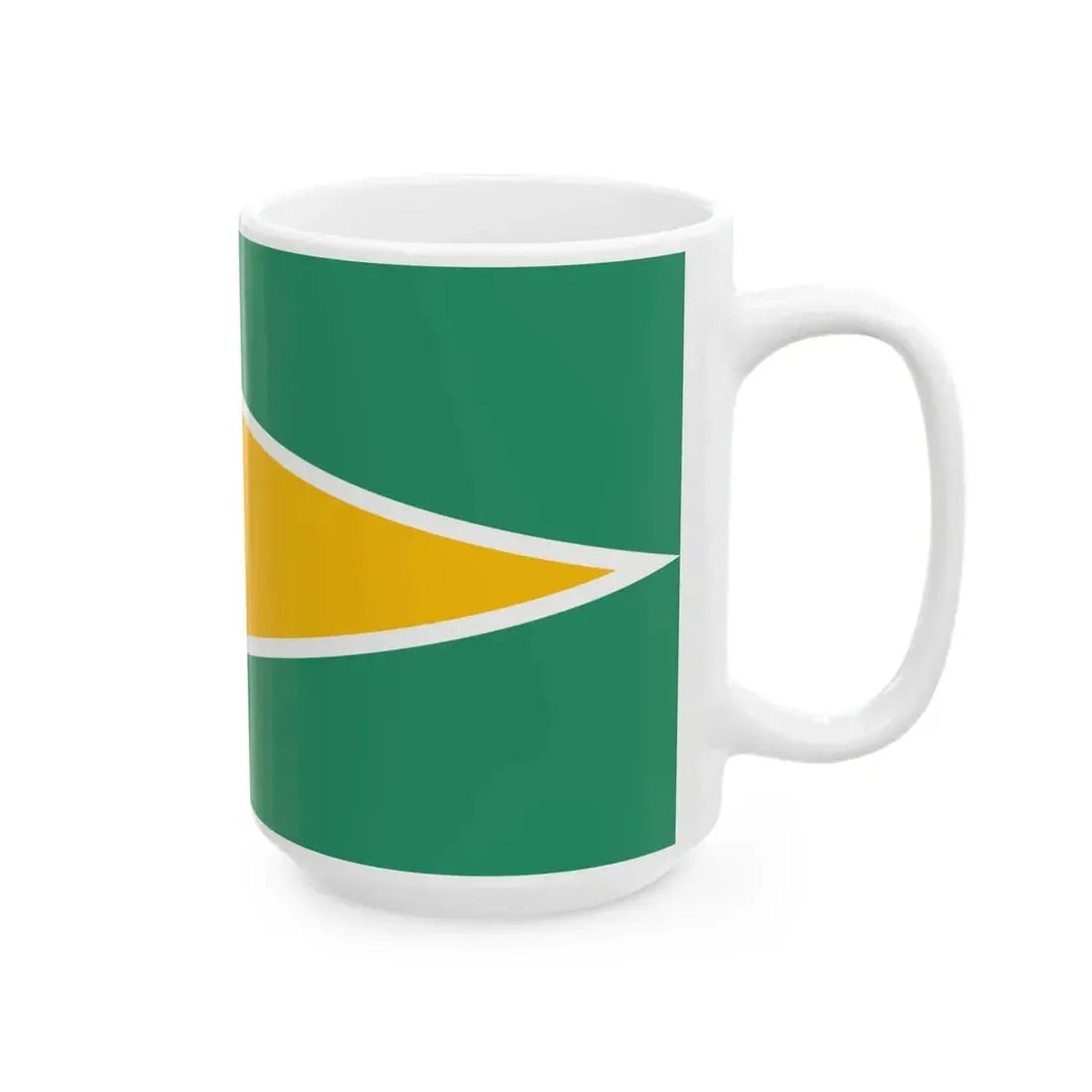 Naval ensign of Guyana (Guyana) White Coffee Mug - Go Mug Yourself