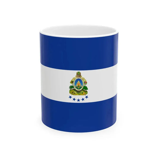 Naval Ensign of Honduras 1949-2022 (Honduras) White Coffee Mug 11oz - Go Mug Yourself