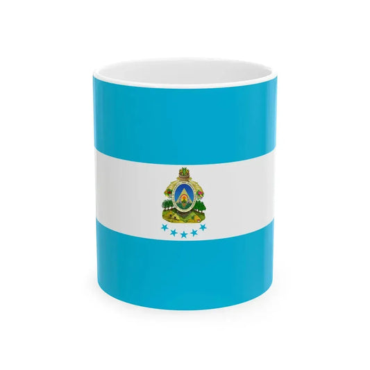 Naval Ensign of Honduras (Honduras) White Coffee Mug 11oz - Go Mug Yourself