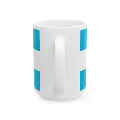 Naval Ensign of Honduras (Honduras) White Coffee Mug - Go Mug Yourself