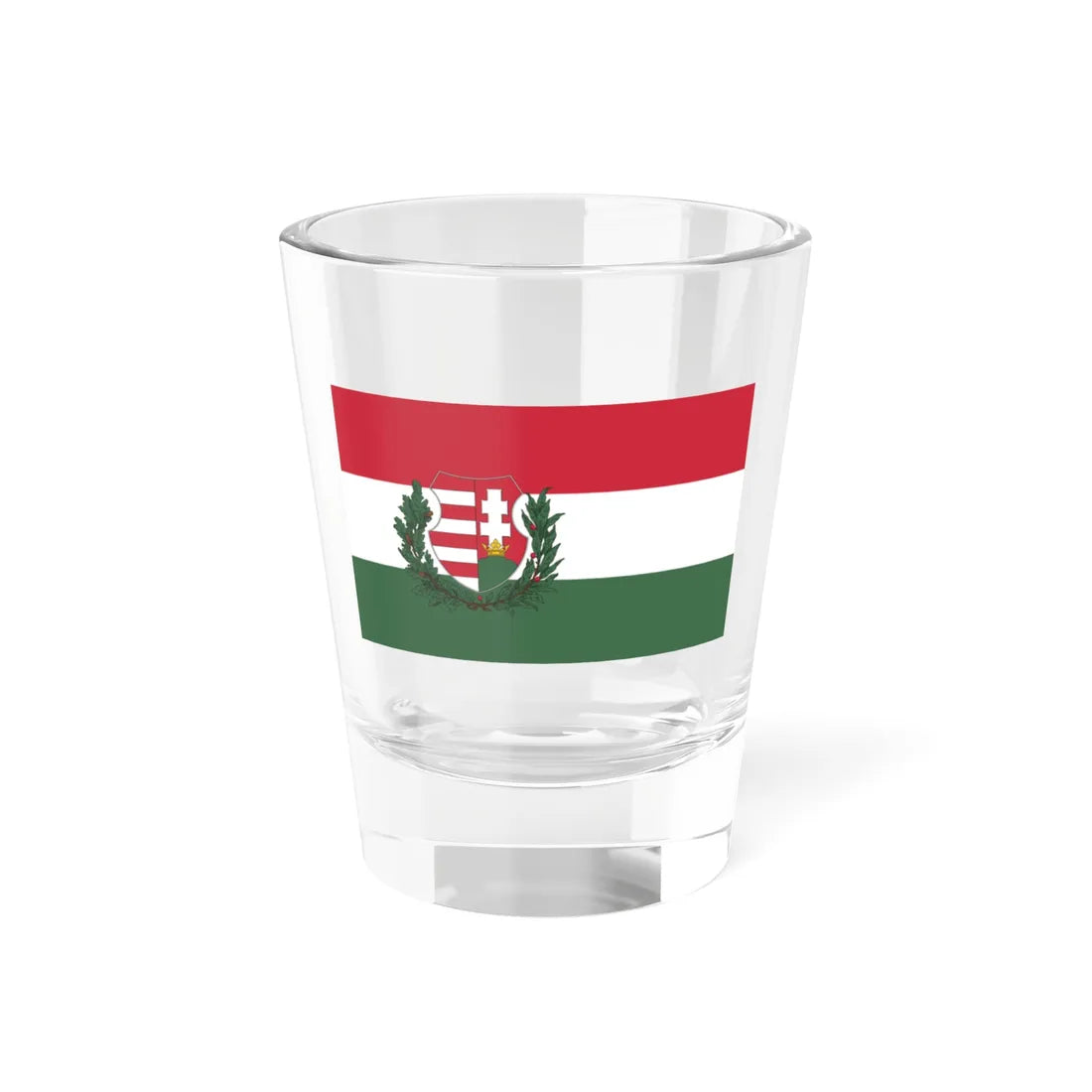 Naval Ensign of Hungary 1946-1948 (Hungary) Shot Glass 1.5oz 1.5oz - Go Mug Yourself