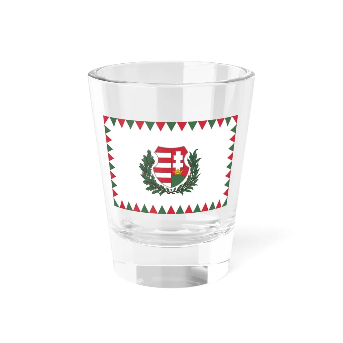 Naval Ensign of Hungary 1948-1950 (Hungary) Shot Glass 1.5oz 1.5oz - Go Mug Yourself