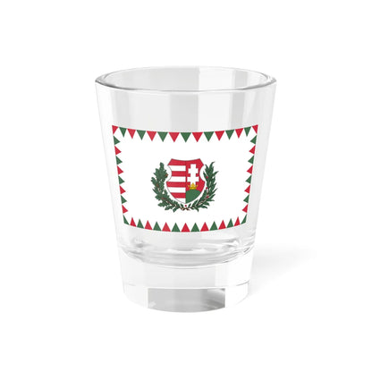Naval Ensign of Hungary 1948-1950 (Hungary) Shot Glass 1.5oz 1.5oz - Go Mug Yourself