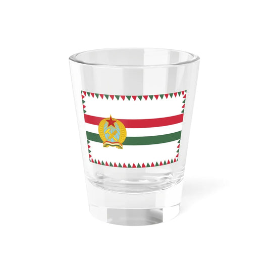 Naval Ensign of Hungary 1950-1955 (Hungary) Shot Glass 1.5oz 1.5oz - Go Mug Yourself