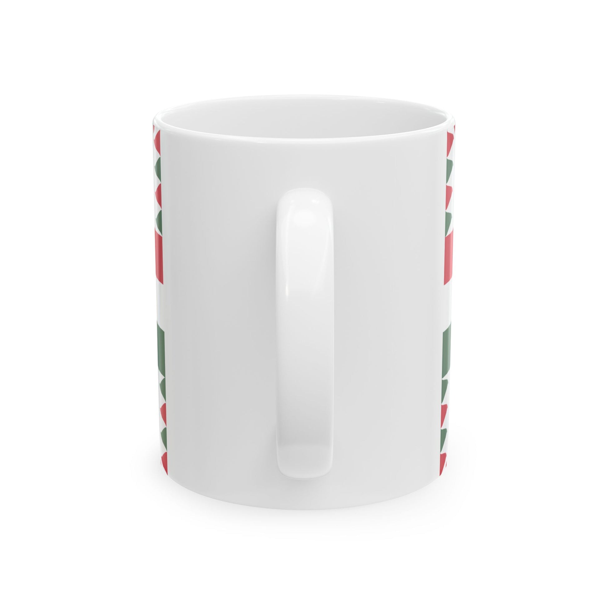 Naval Ensign of Hungary 1950-1955 (Hungary) White Coffee Mug-Go Mug Yourself