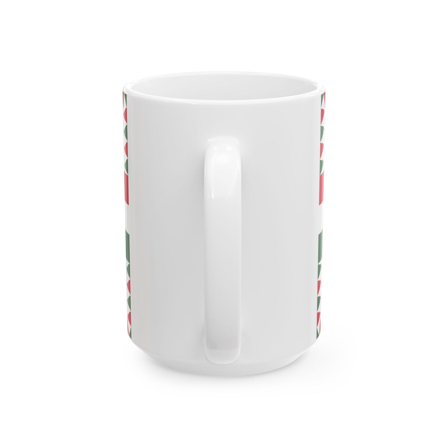 Naval Ensign of Hungary 1950-1955 (Hungary) White Coffee Mug-Go Mug Yourself