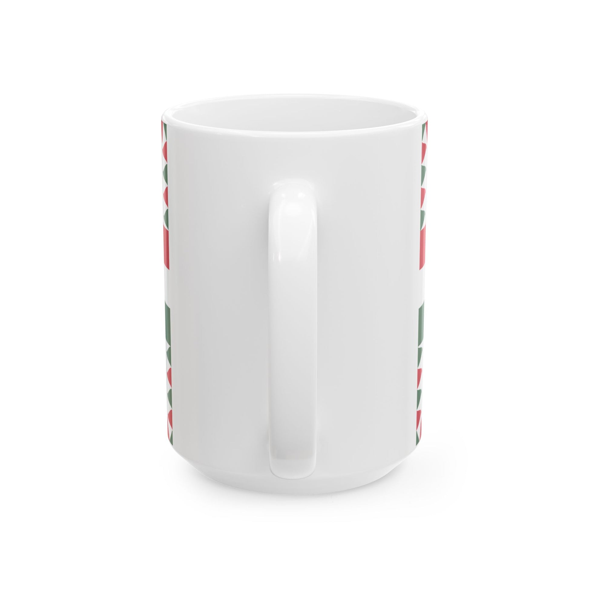 Naval Ensign of Hungary 1950-1955 (Hungary) White Coffee Mug-Go Mug Yourself