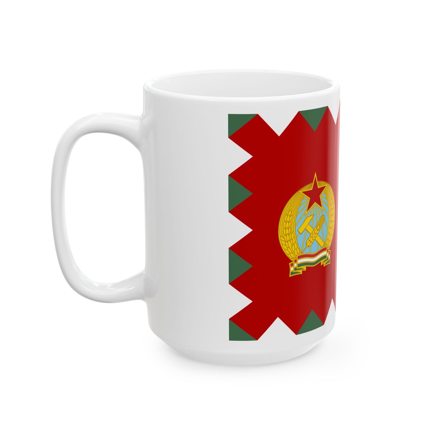 Naval Ensign of Hungary 1955-1957 (Hungary) White Coffee Mug-Go Mug Yourself