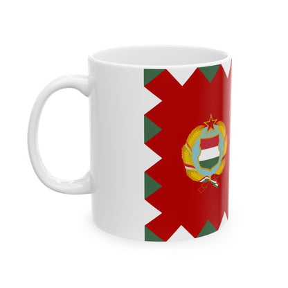 Naval Ensign of Hungary 1957-1991 (Hungary) White Coffee Mug-Go Mug Yourself