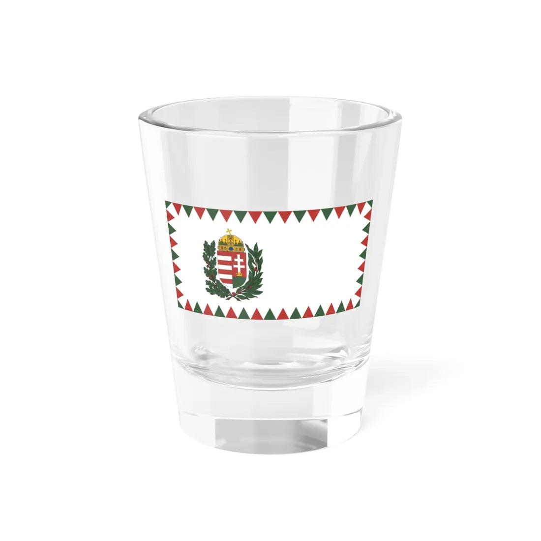Naval Ensign of Hungary 1995 proposal (Hungary) Shot Glass 1.5oz 1.5oz - Go Mug Yourself