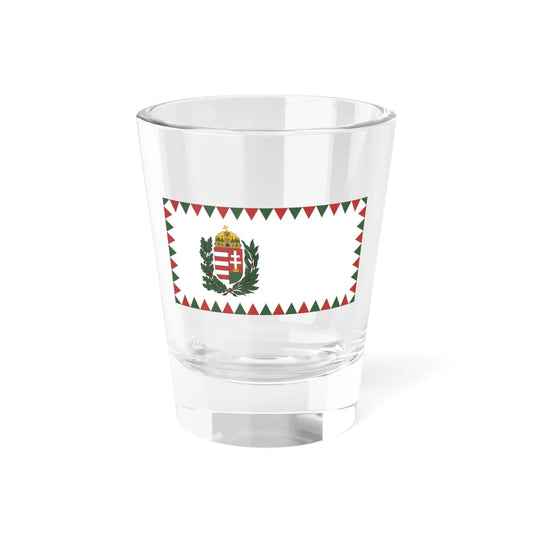 Naval Ensign of Hungary 1995 proposal (Hungary) Shot Glass 1.5oz 1.5oz - Go Mug Yourself