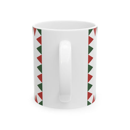 Naval Ensign of Hungary 1995 proposal (Hungary) White Coffee Mug-Go Mug Yourself
