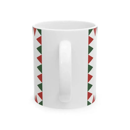 Naval Ensign of Hungary 1995 proposal (Hungary) White Coffee Mug - Go Mug Yourself