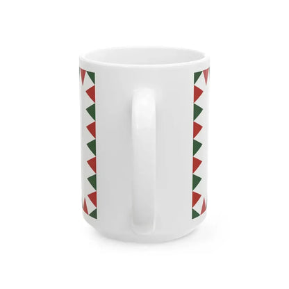 Naval Ensign of Hungary 1995 proposal (Hungary) White Coffee Mug - Go Mug Yourself
