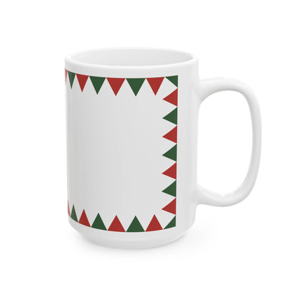 Naval Ensign of Hungary 1995 proposal (Hungary) White Coffee Mug-Go Mug Yourself