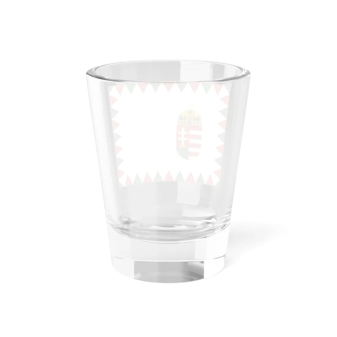 Naval Ensign of Hungary for larger vessels (Hungary) Shot Glass 1.5oz - Go Mug Yourself