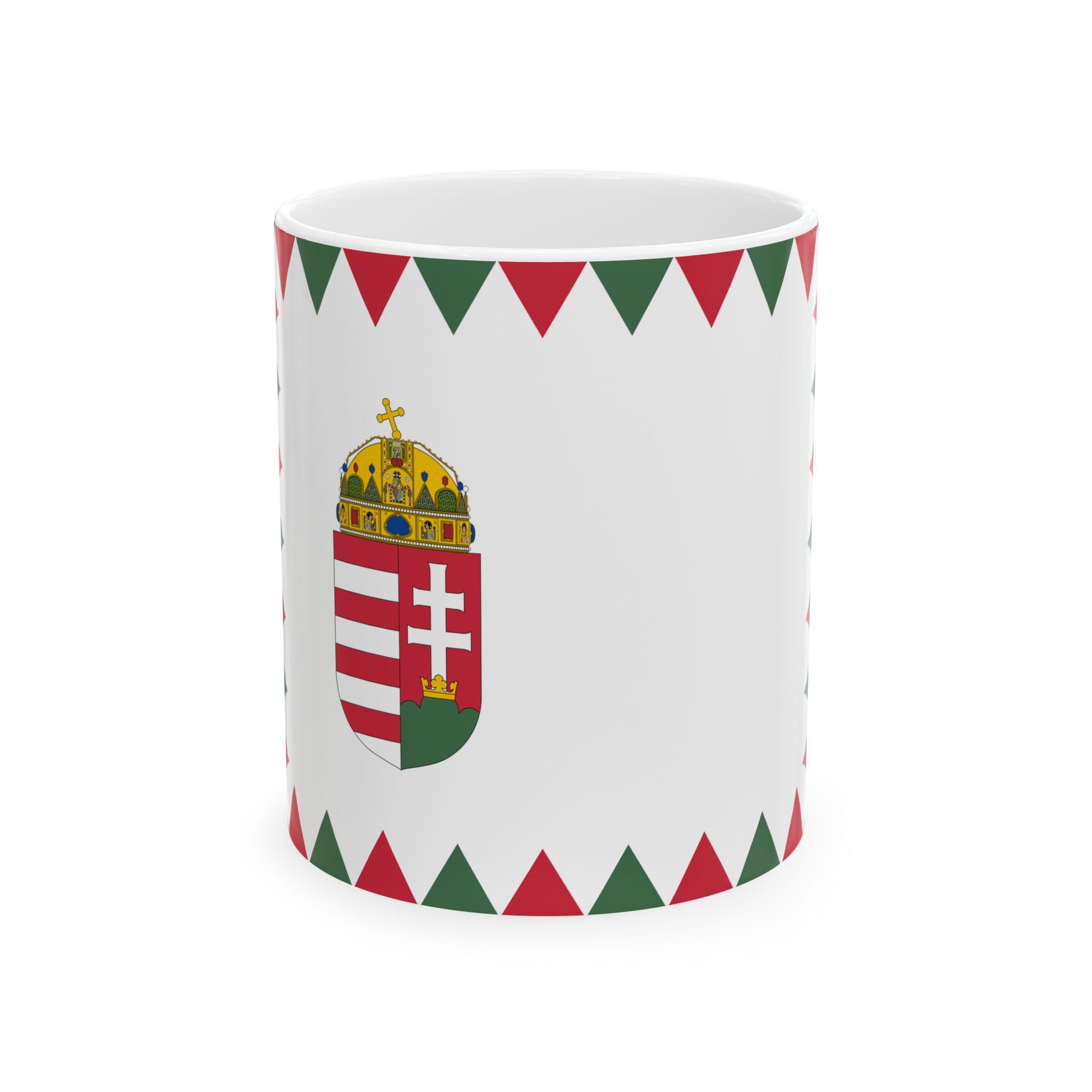 Naval Ensign of Hungary (Hungary) White Coffee Mug-11oz-Go Mug Yourself