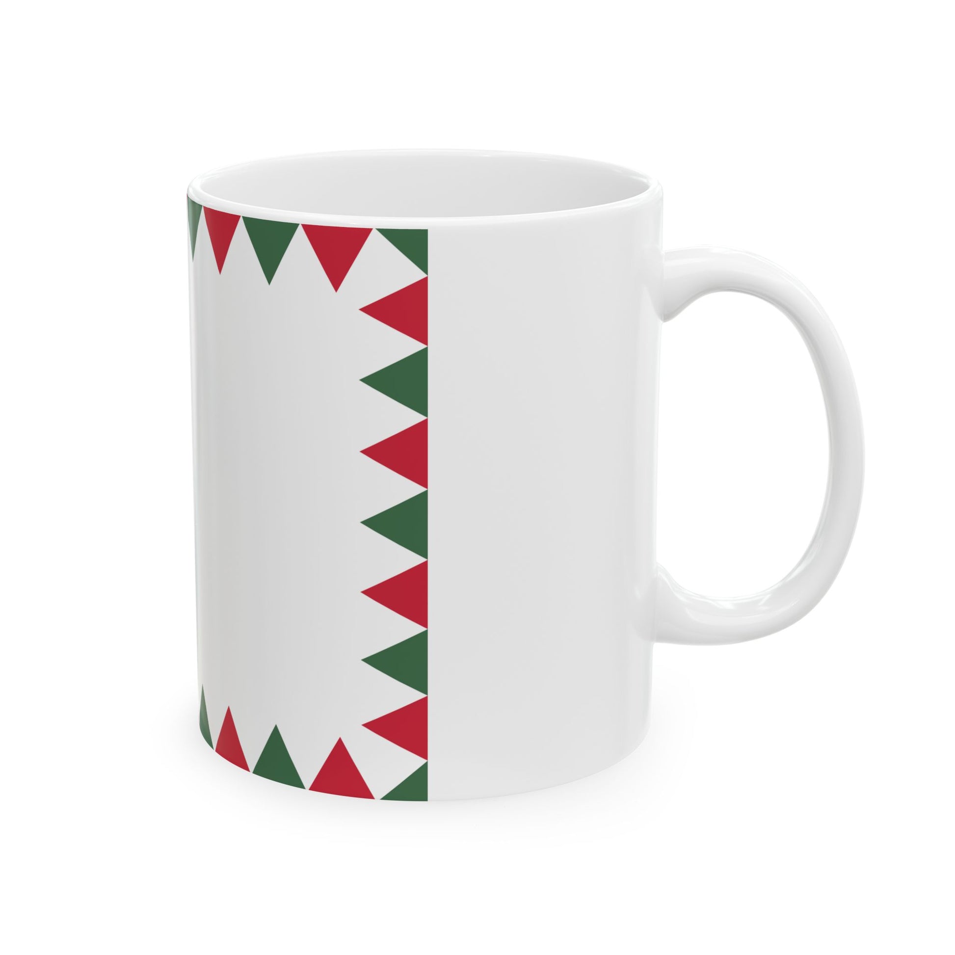 Naval Ensign of Hungary (Hungary) White Coffee Mug-Go Mug Yourself