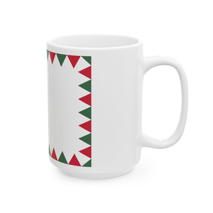 Naval Ensign of Hungary (Hungary) White Coffee Mug-Go Mug Yourself