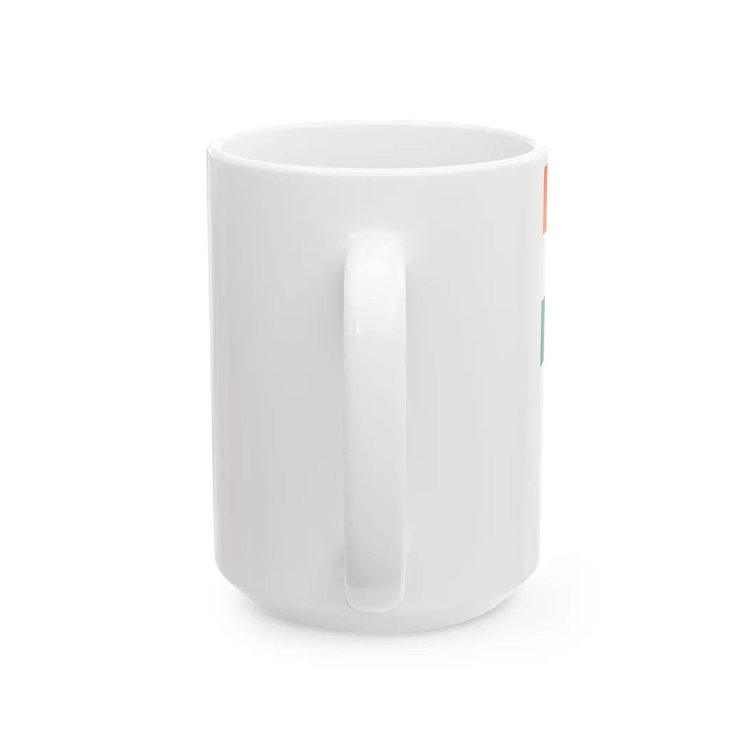 Naval Ensign of India 2001-2004 (India) White Coffee Mug - Go Mug Yourself