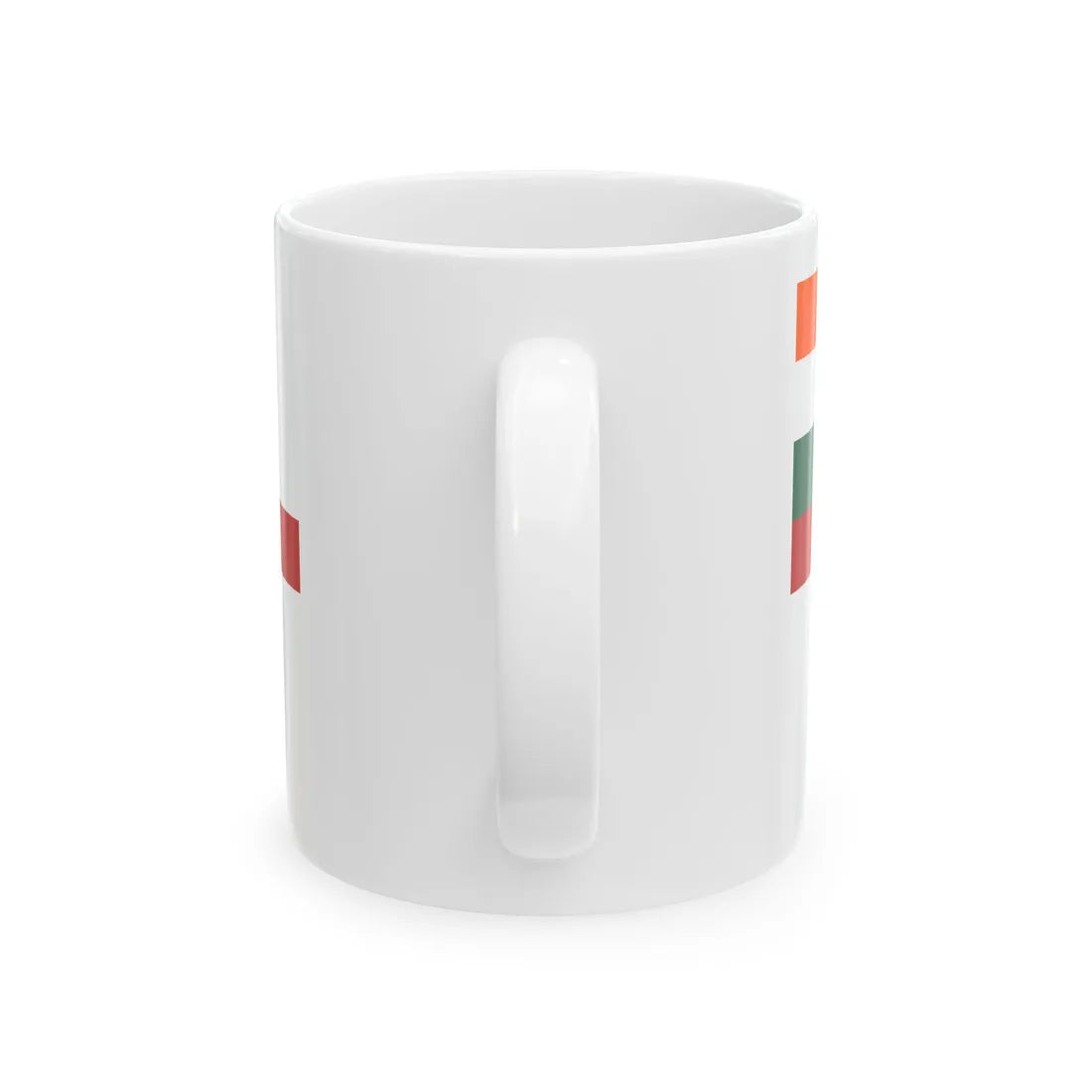Naval Ensign of India 2004-2014 (India) White Coffee Mug - Go Mug Yourself
