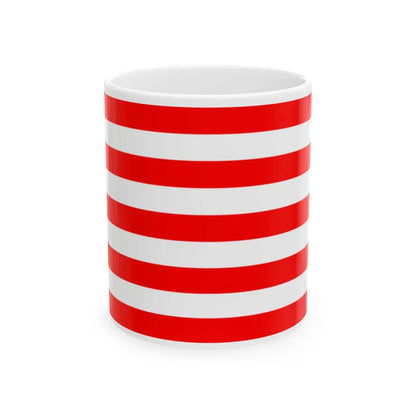 Naval ensign of Indonesia (Indonesia) White Coffee Mug 11oz - Go Mug Yourself