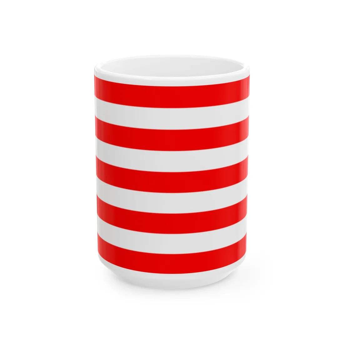 Naval ensign of Indonesia (Indonesia) White Coffee Mug 15oz - Go Mug Yourself